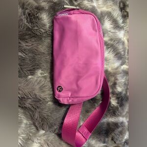 Lululemon pink belt bag